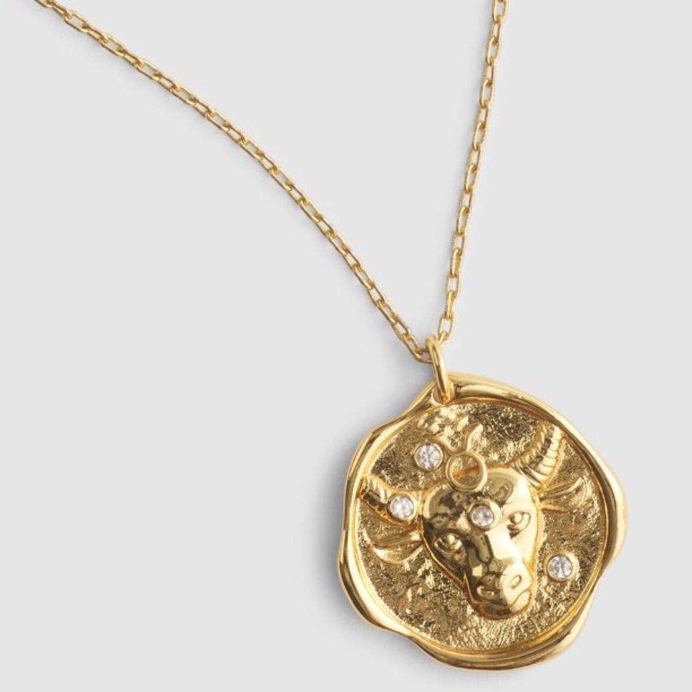 Madewell Zodiac Pendant Necklace - Taurus